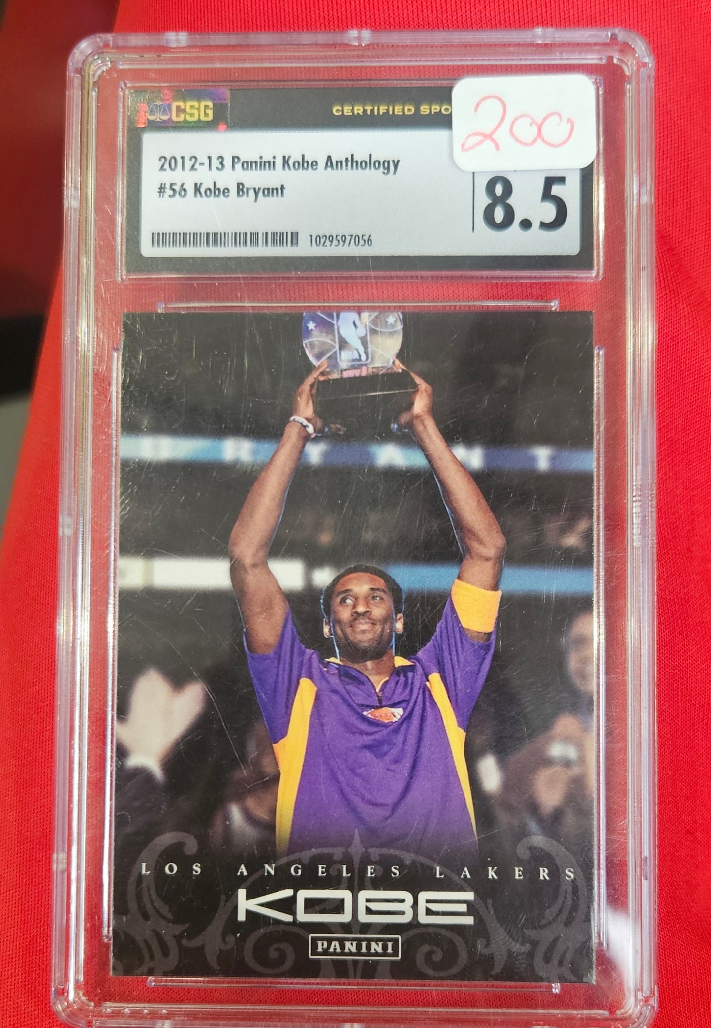 2012-13 Panini Kobe Anthology Graded Card