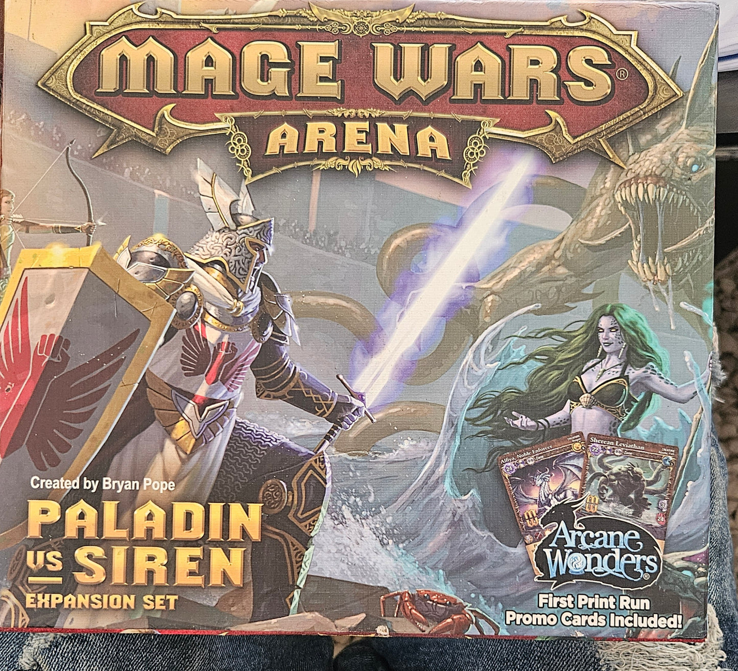 Mage Wars Arena: Paladin Vs. Siren Expansion Set
