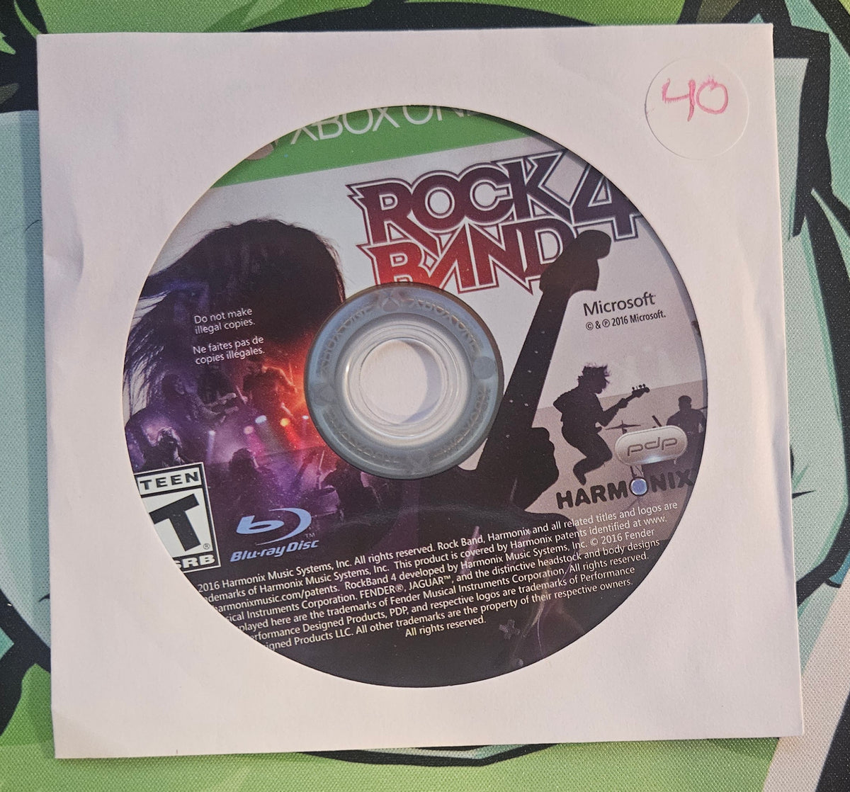 Rock Band 4 (Game Only, Loose)