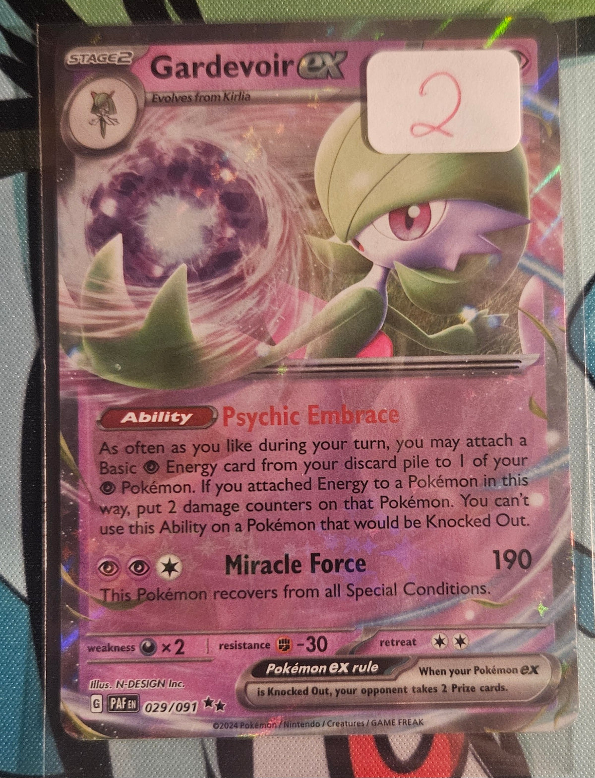 Gardevoir EX Card