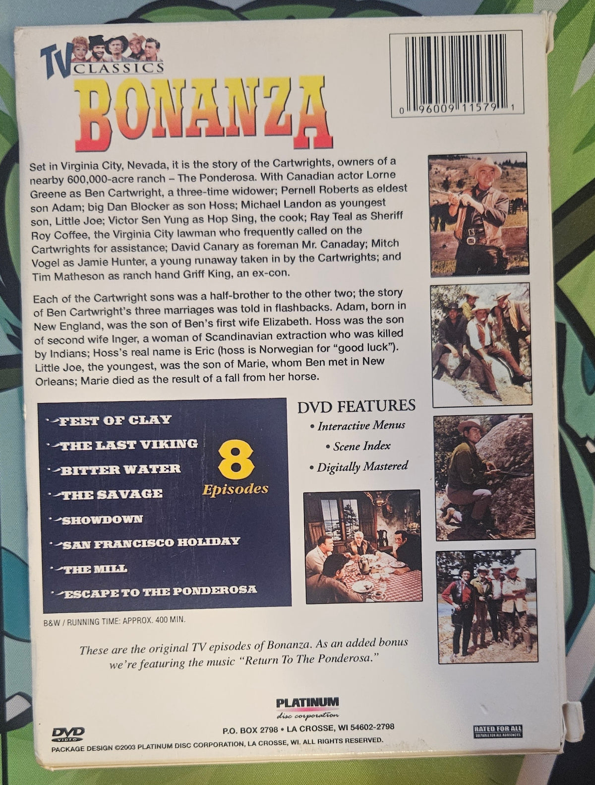 Bonanza 8-Film Collection (DVD)