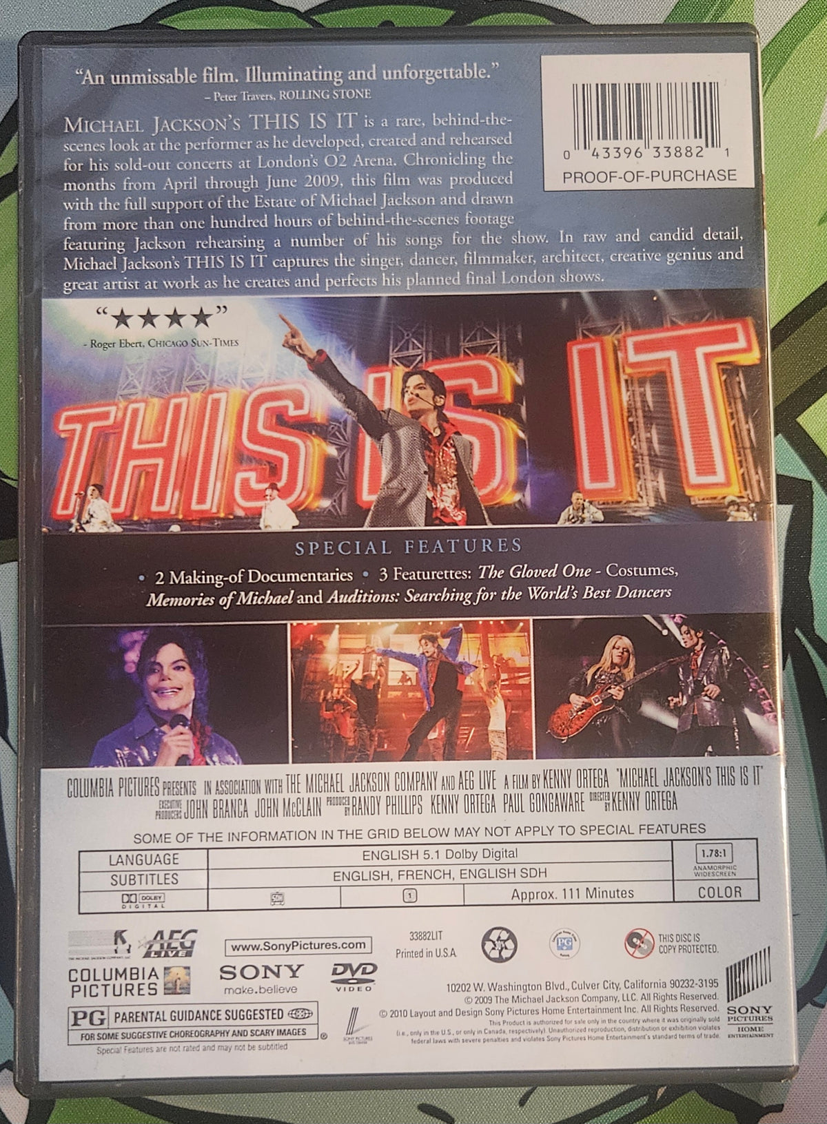 Michael Jackson's This Is It (DVD)