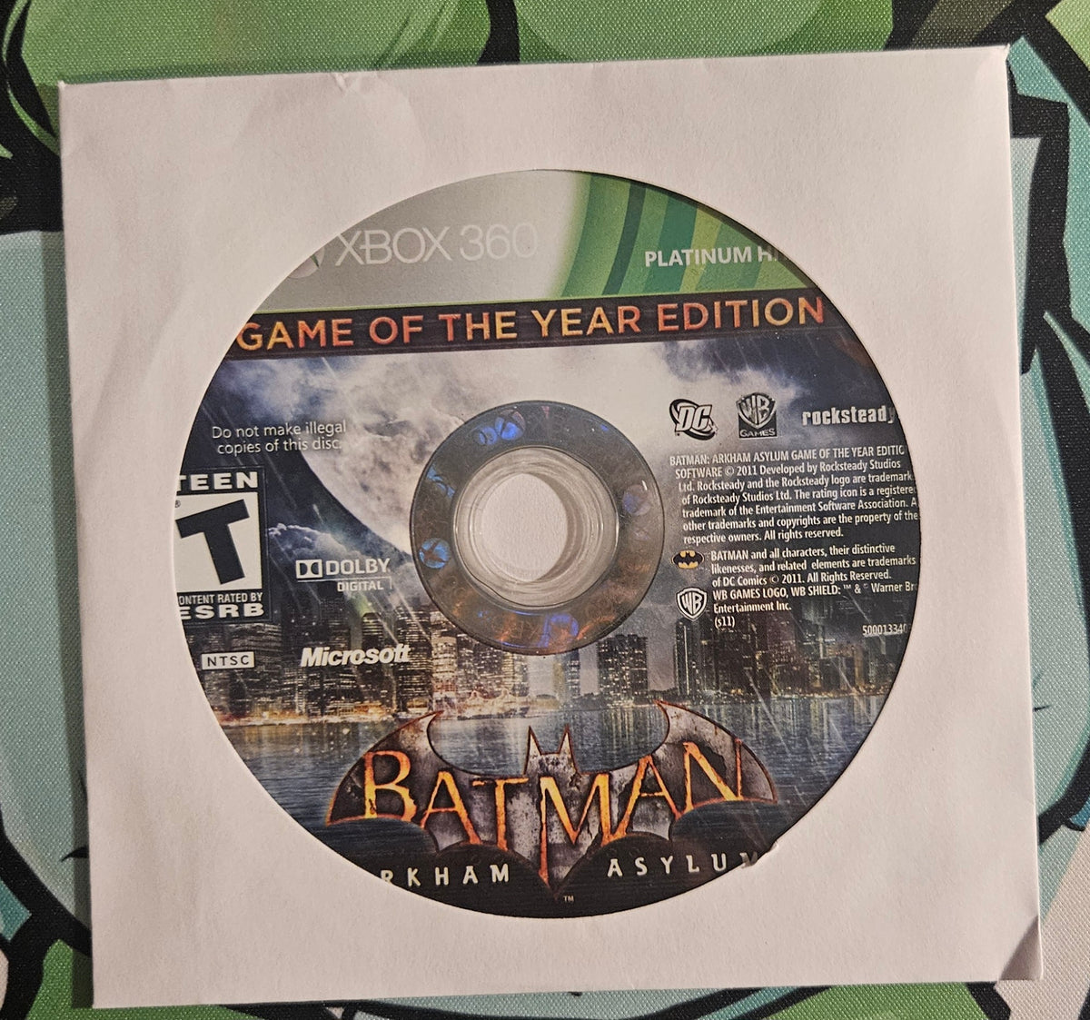 Batman Arkham Asylum Game of The Year Edition (Loose)