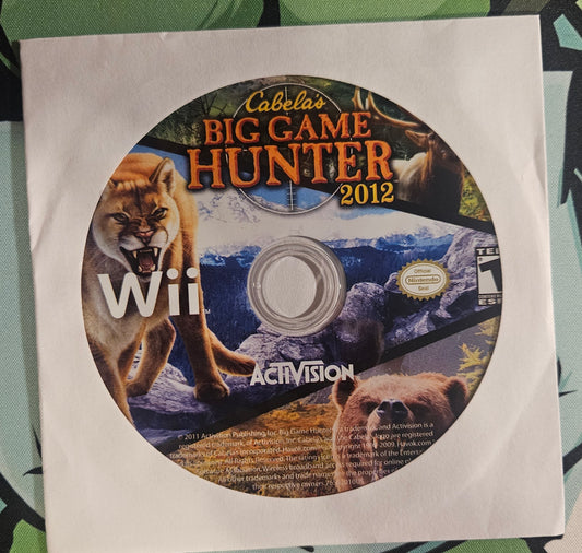Cabela's Big Game Hunter 2012 (Loose, WII)