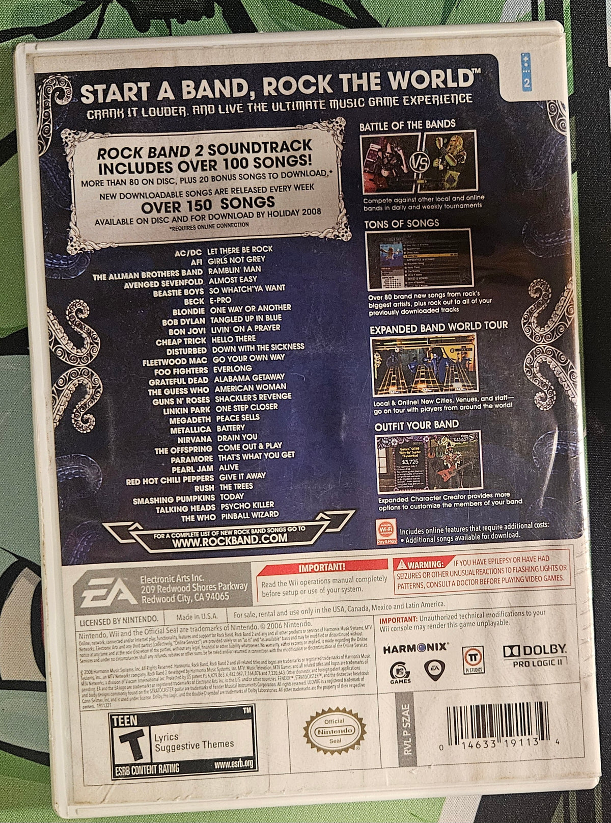 Rock Band 2 (WII)