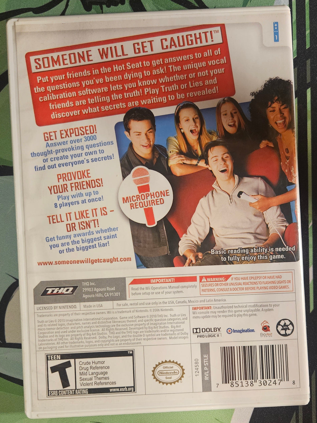 Truth or Lies Game Only (WII)