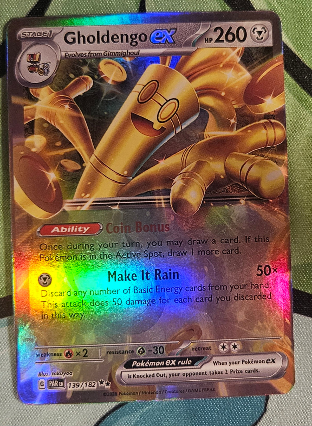 Gholdengo EX Card