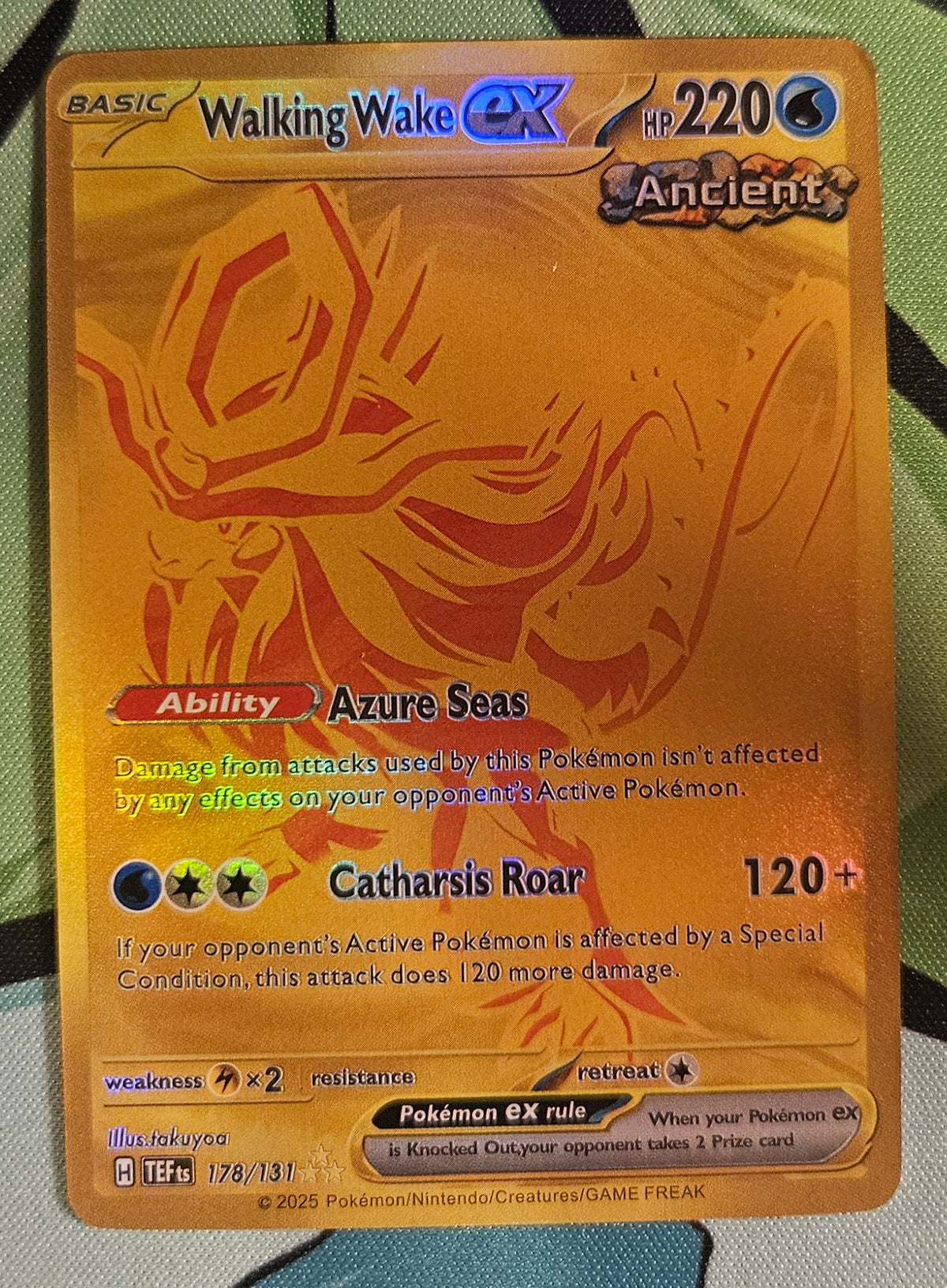 Walking Wake EX Card