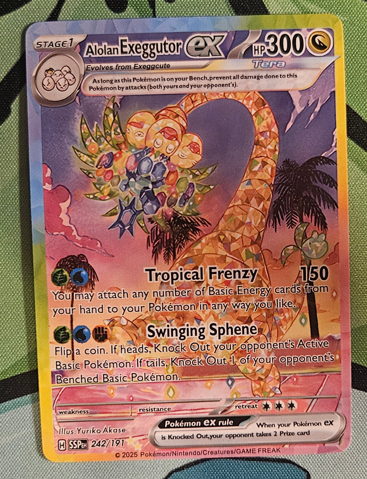 Alolan Exeggutor EX Card (Surging Sparks)