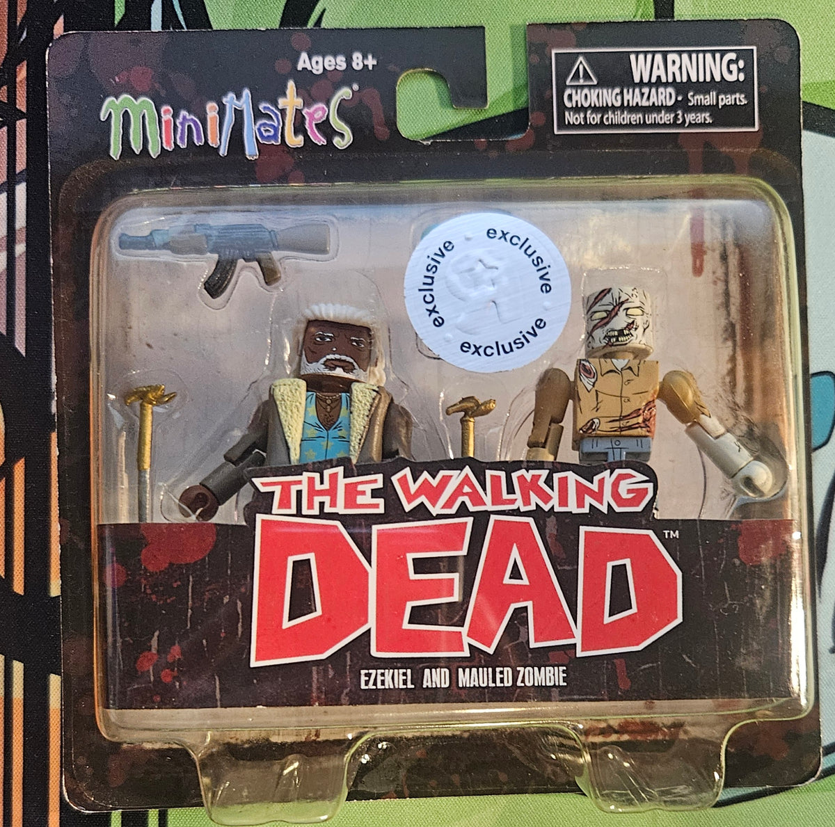 Mini Mates: Ezekiel and Mauled Zombie Figure