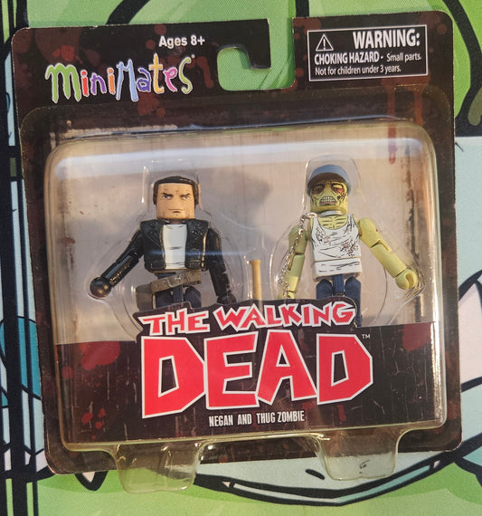 Mini Mates: Negan & Thug Zombie Figure