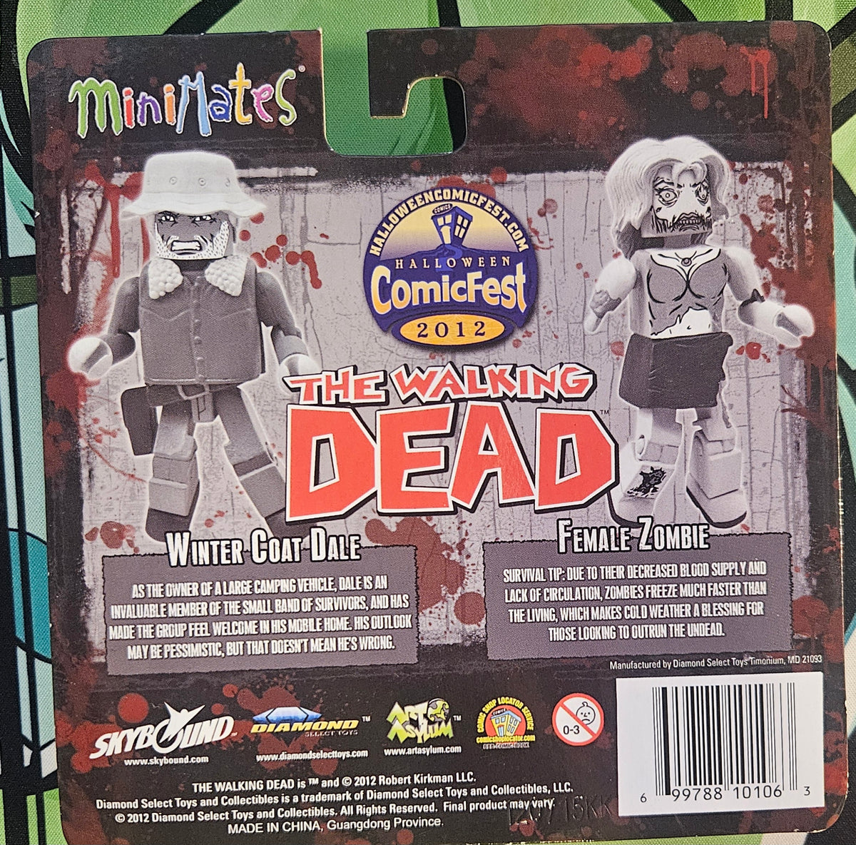 Mini Mates: Winter Coat Dale & Female Zombie Figure