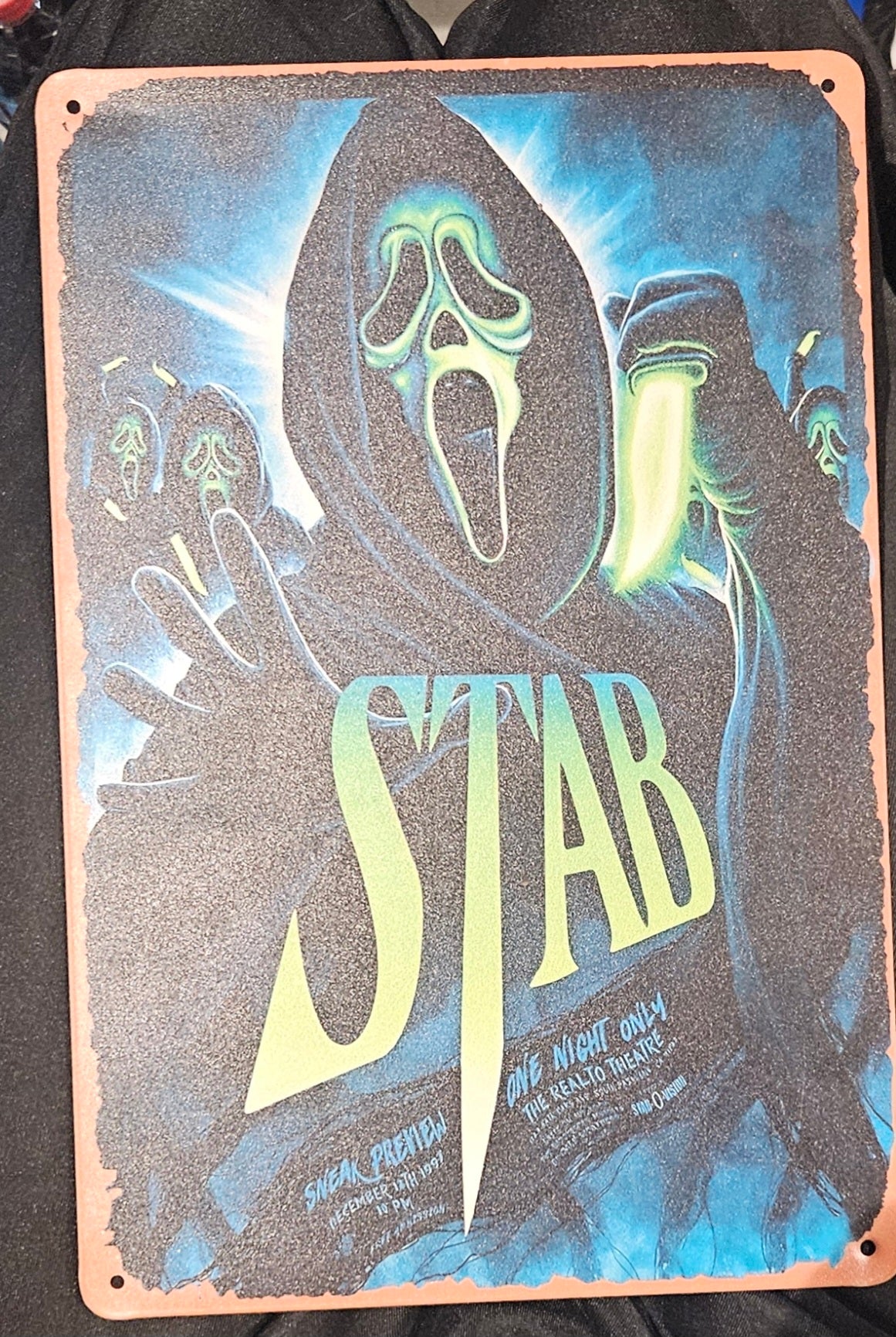 Ghostface (Stab) Metal Wall Sign