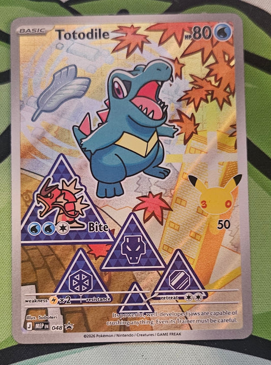 Totodile Pokémon Card
