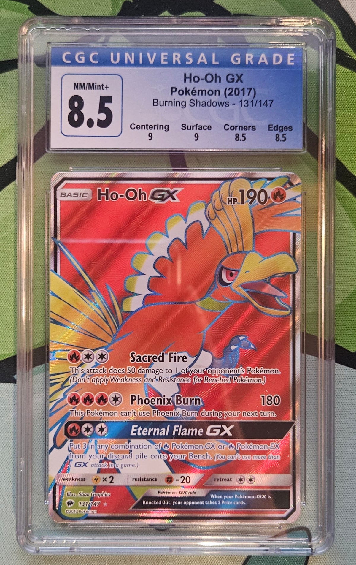 Graded Ho-Oh Pokémon Card