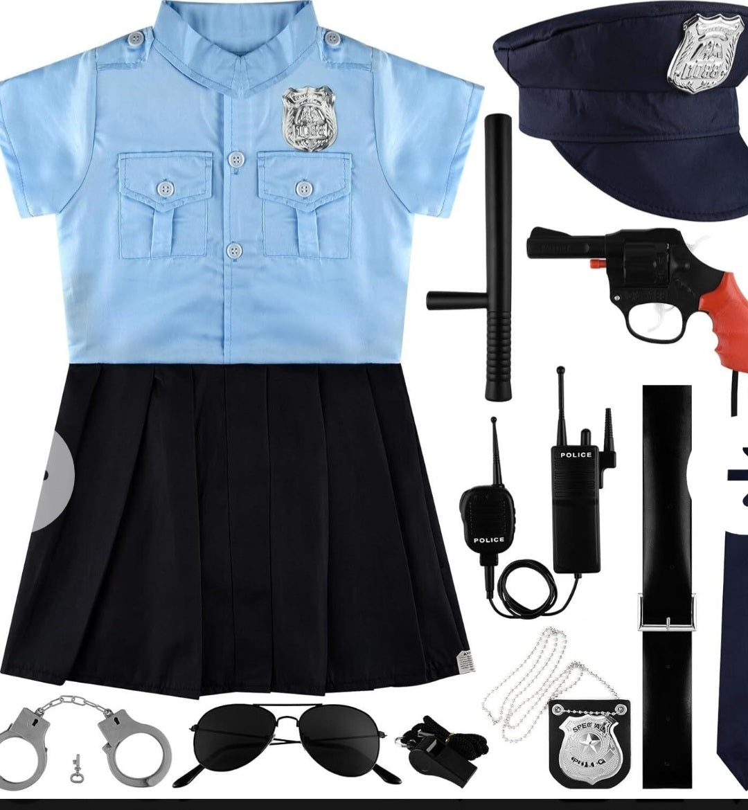 Police Officer Costume for Girls