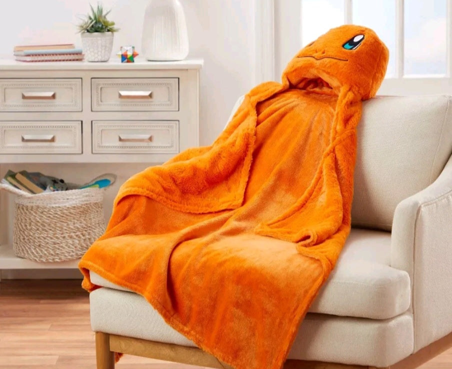 Pokémon Charmander Hooded Blanket