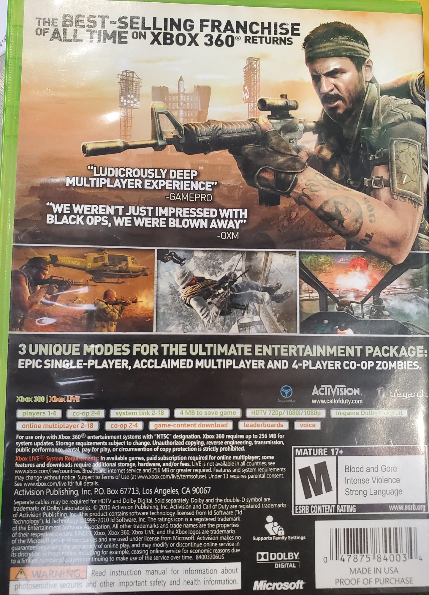 Call Of Duty Black Opps