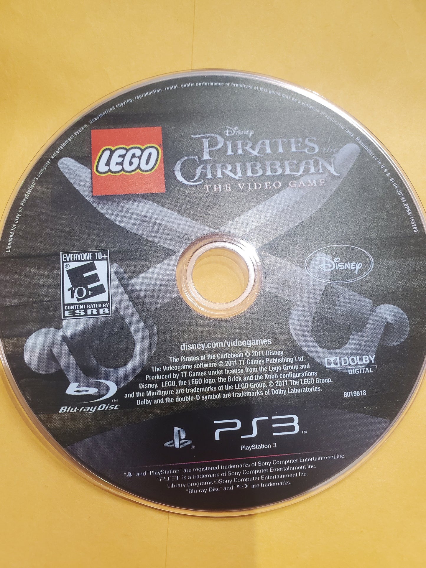 Lego The Pirates of The Caribbean (Loose)