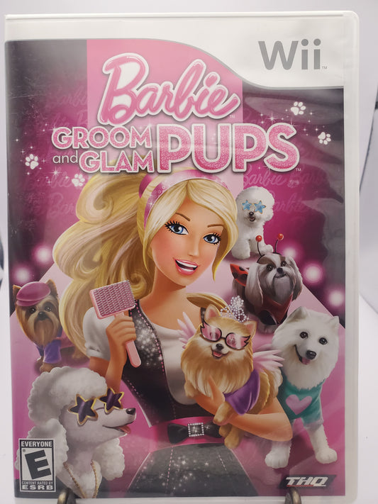 Barbie Groom and Glam Pups (WII)